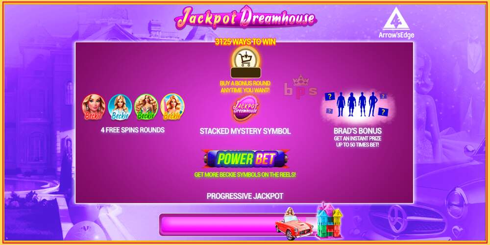 Игровой слот Jackpot Dreamhouse