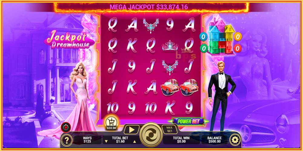 Игровой слот Jackpot Dreamhouse