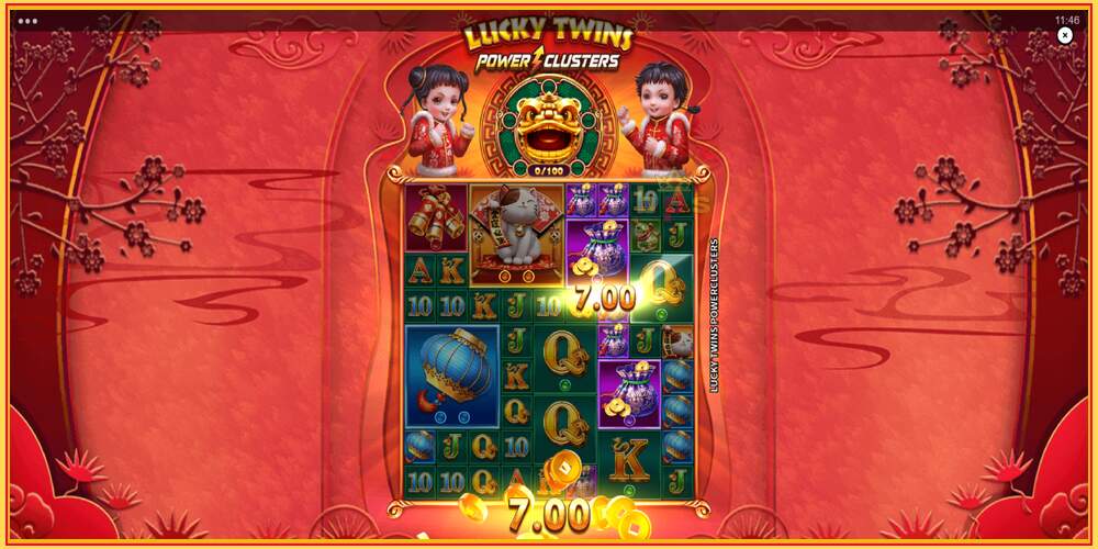 Игровой слот Lucky Twins Power Clusters