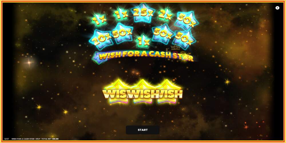 Khe trò chơi Wish for a Cash Star