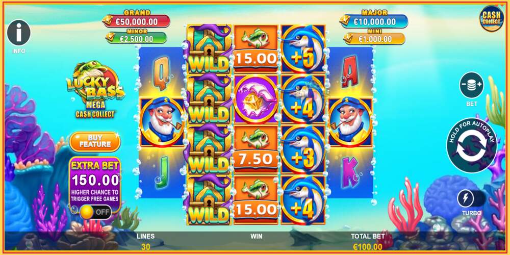 Игровой слот Lucky Bass Mega Cash Collect