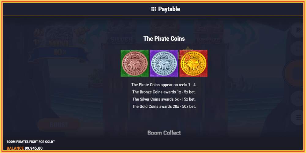 Игровой слот Boom Pirates Fight for Gold