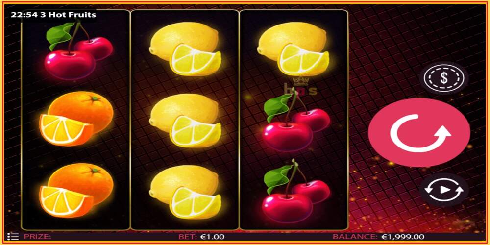 Игровой слот 3 Hot Fruits