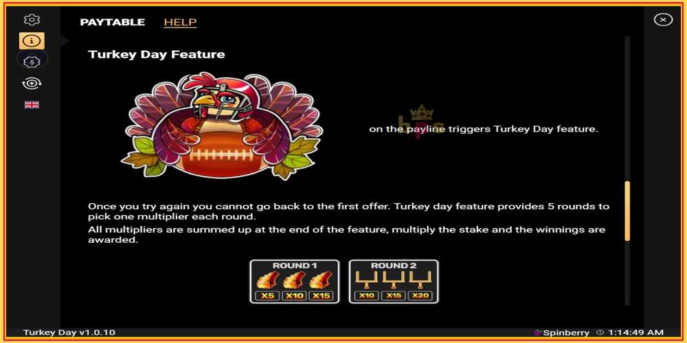 Игровой слот Turkey Day