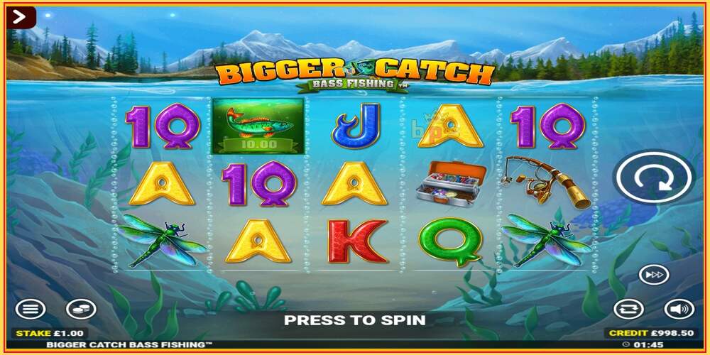 Игровой слот Bigger Catch Bass Fishing Rapid Fire Jackpots