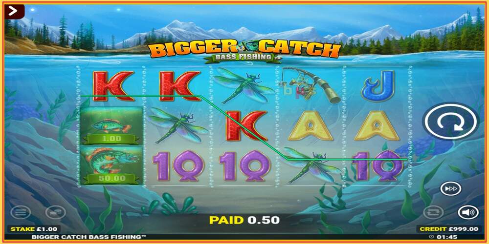 Игровой слот Bigger Catch Bass Fishing Rapid Fire Jackpots