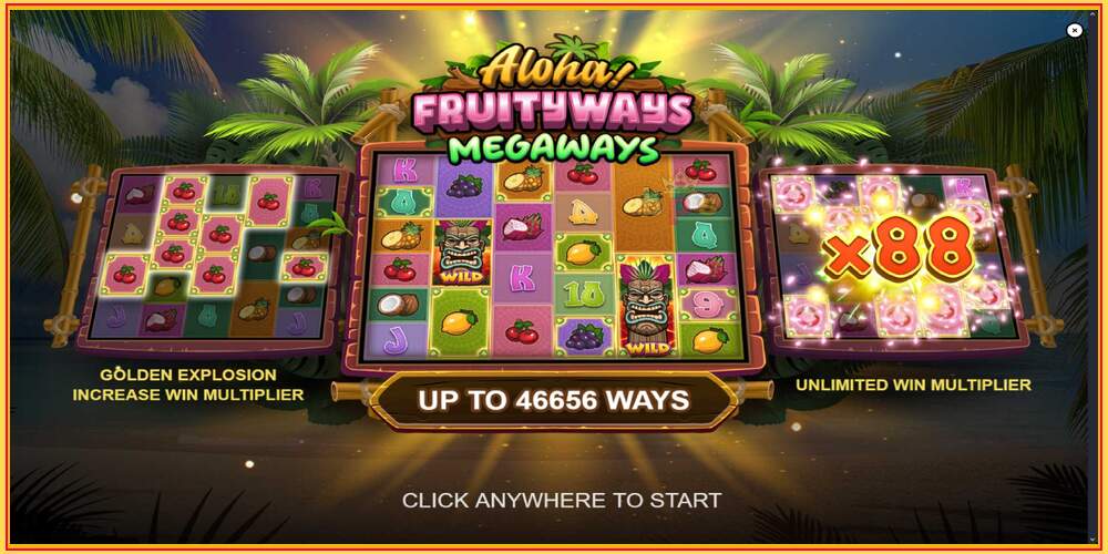 Игровой слот Aloha! Fruityways