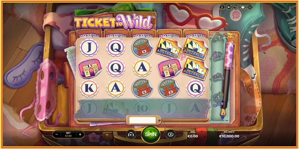 Игровой слот Ticket To Wild