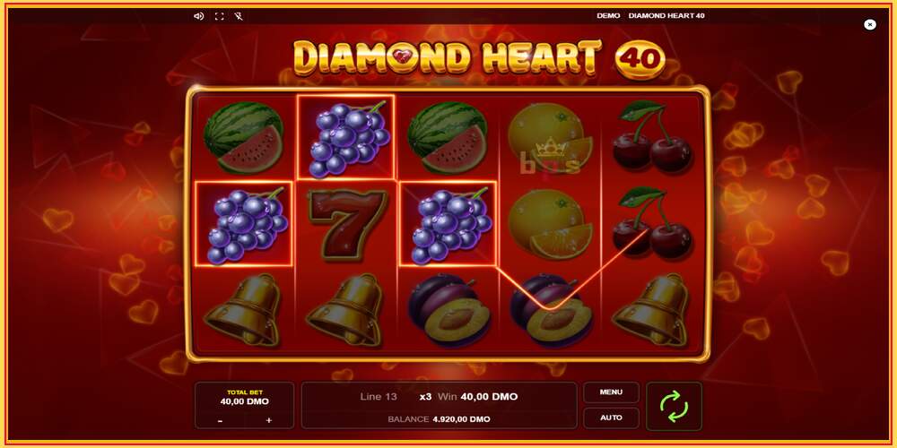 Игровой слот Diamond Heart 40