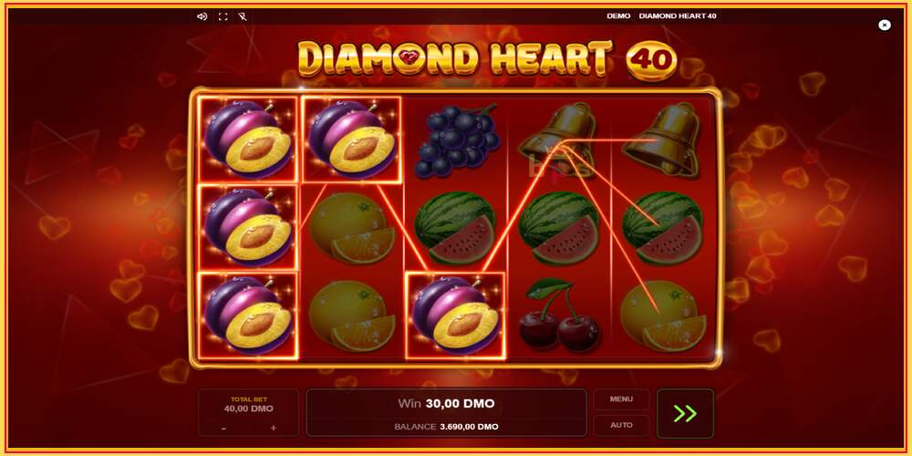 Игровой слот Diamond Heart 40