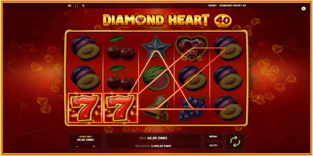 Игровой слот Diamond Heart 40