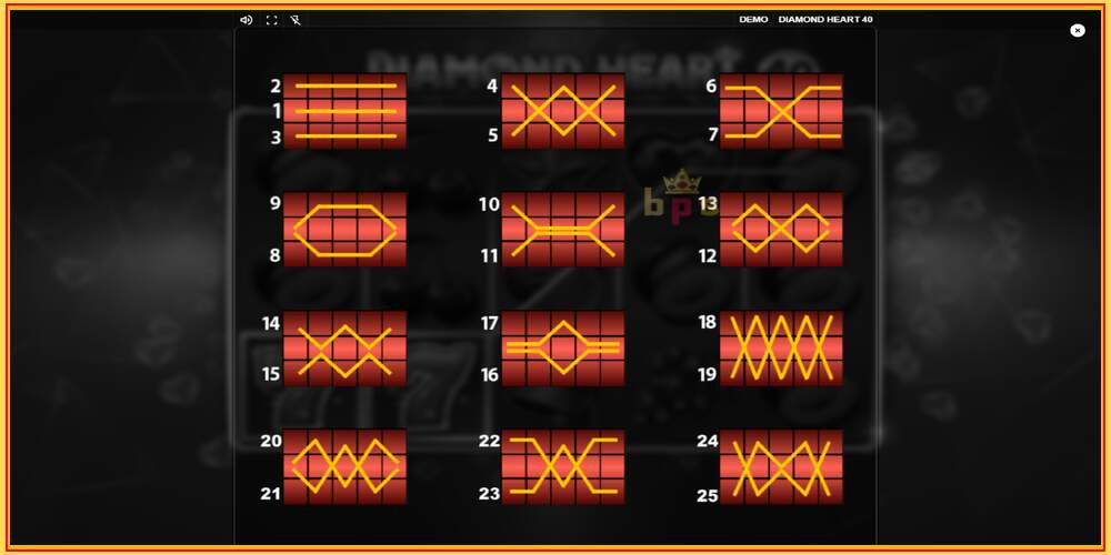 Игровой слот Diamond Heart 40
