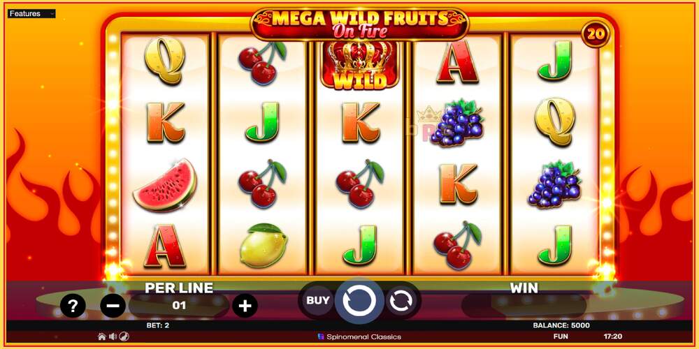 Игровой слот Mega Wild Fruits - On Fire