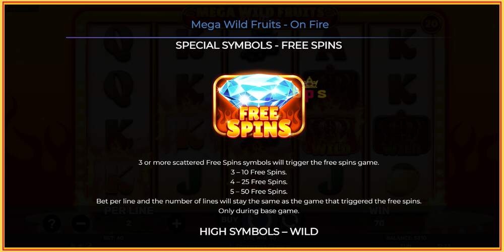 Игровой слот Mega Wild Fruits - On Fire