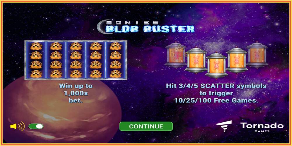 Игровой слот Monies Blob Buster