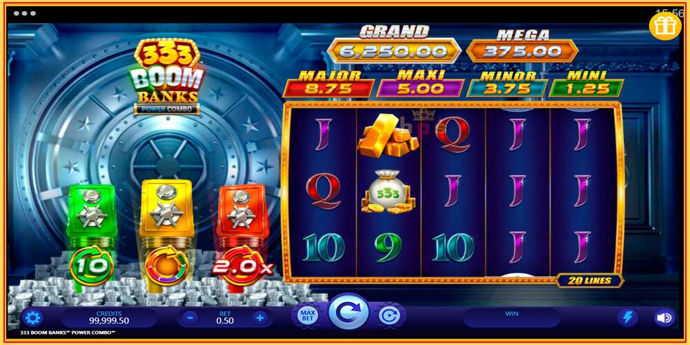 Игровой слот 333 Boom Banks Power Combo