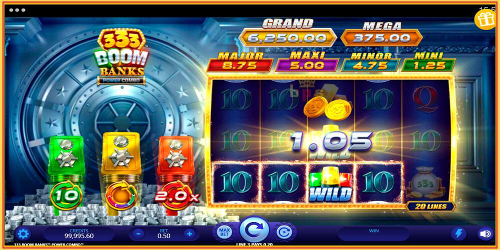 Игровой слот 333 Boom Banks Power Combo