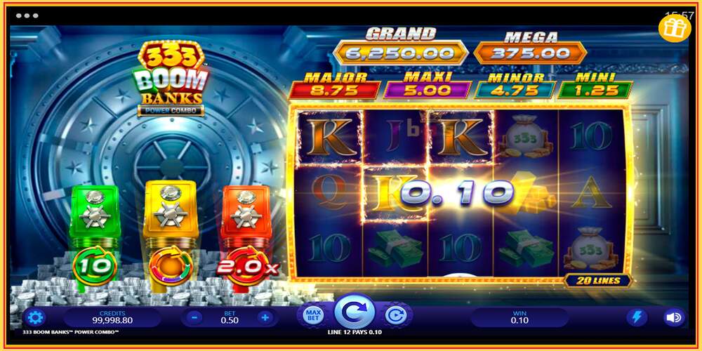 Игровой слот 333 Boom Banks Power Combo