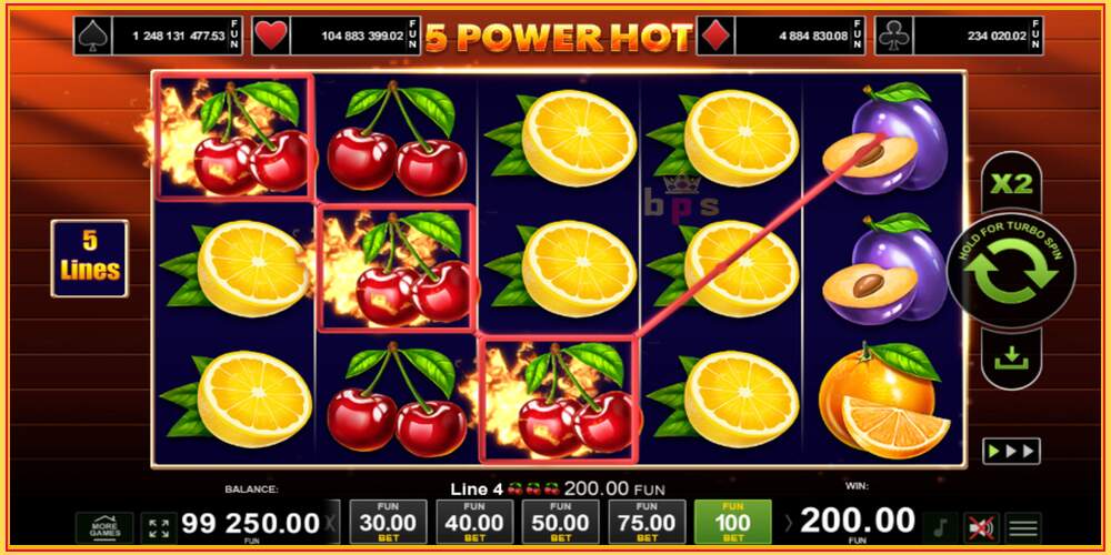 Игра слот 5 Power Hot