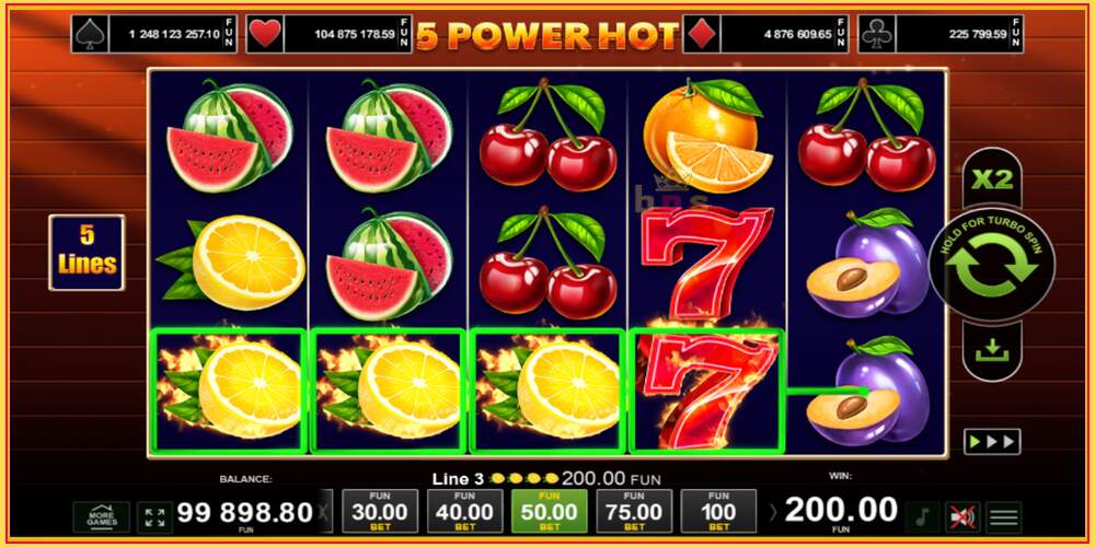 Игра слот 5 Power Hot