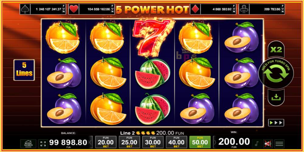 Игра слот 5 Power Hot