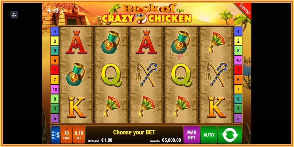 Slot di gioco Book of Crazy Chicken