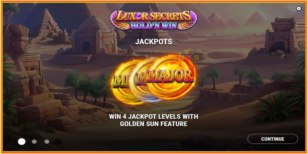 Spil slot Luxor Secrets Holdn Win