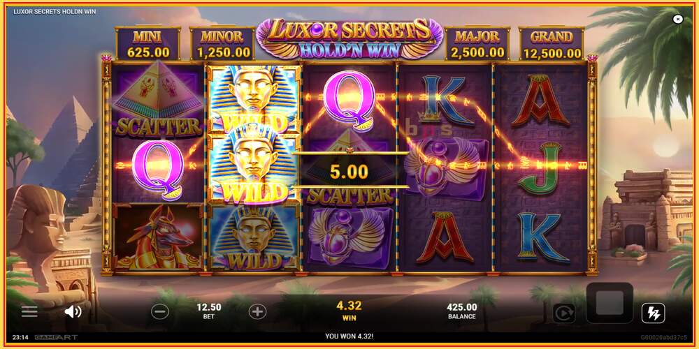 Spil slot Luxor Secrets Holdn Win