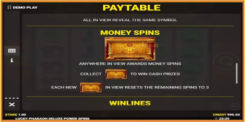 Spil slot Lucky Pharaoh Deluxe Fortune Play