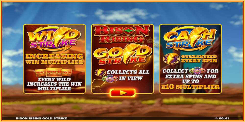 Игровой слот Bison Rising Gold Strike