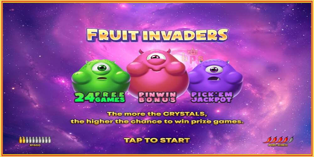 Игровой слот Fruit Invaders