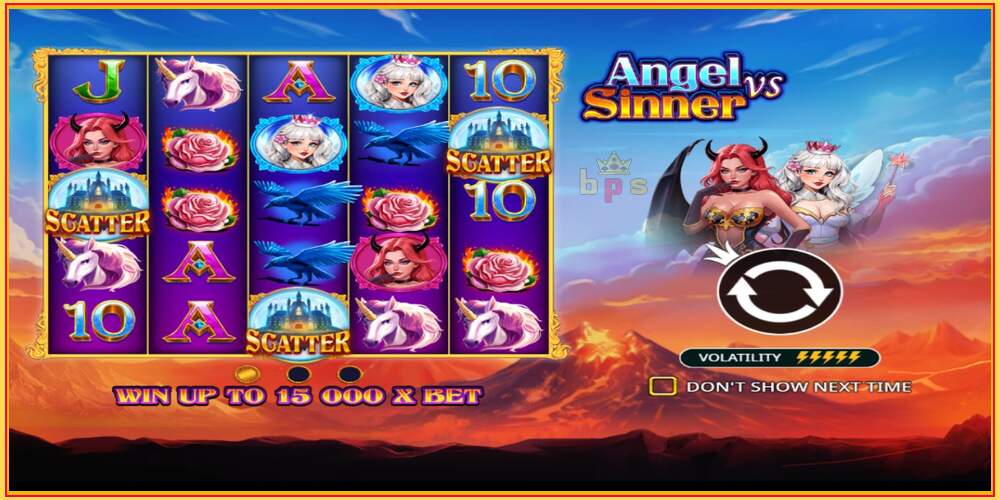 Игровой слот Angel vs Sinner