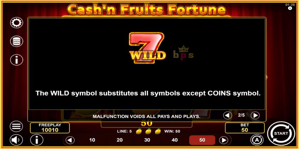 თამაშის სლოტი Cashn Fruits Fortune