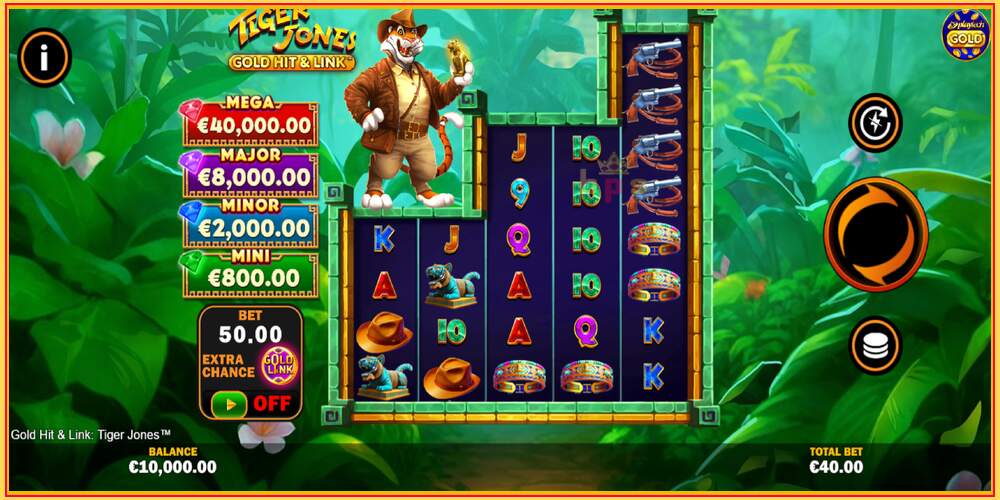 Spelslot Gold Hit & Link: Tiger Jones