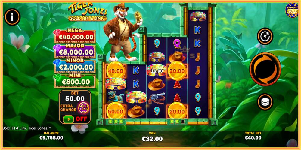 Spelslot Gold Hit & Link: Tiger Jones