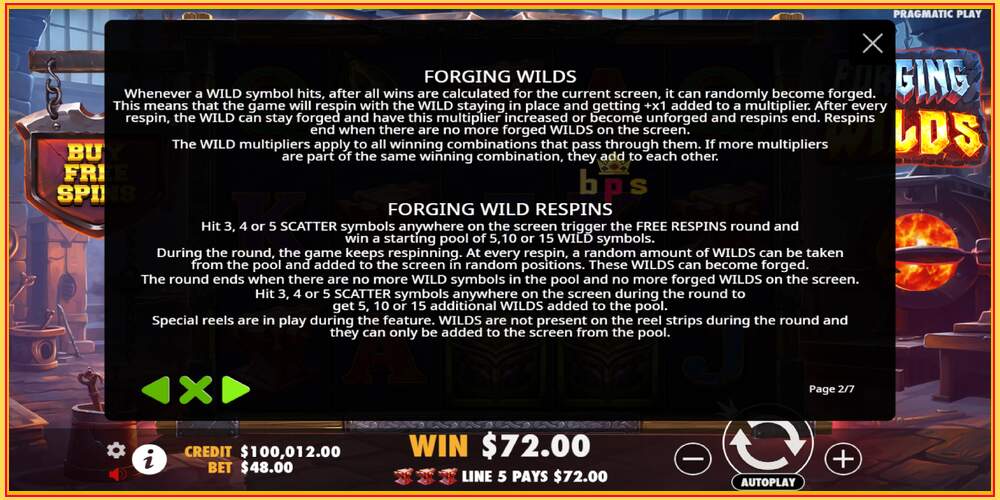 Игровой слот Forging Wilds