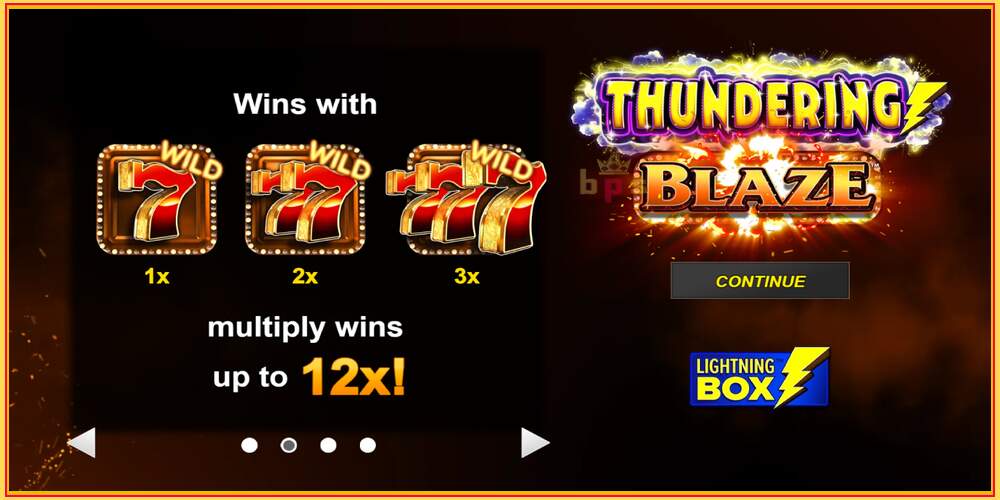 Игровой слот Thundering Blaze