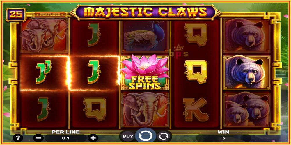 Игровой слот Majestic Claws