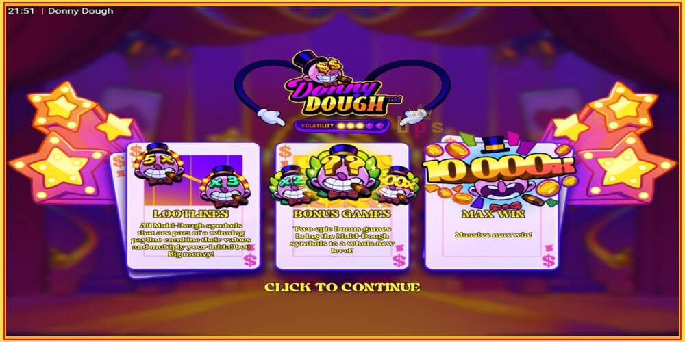 Игровой слот Donny Dough