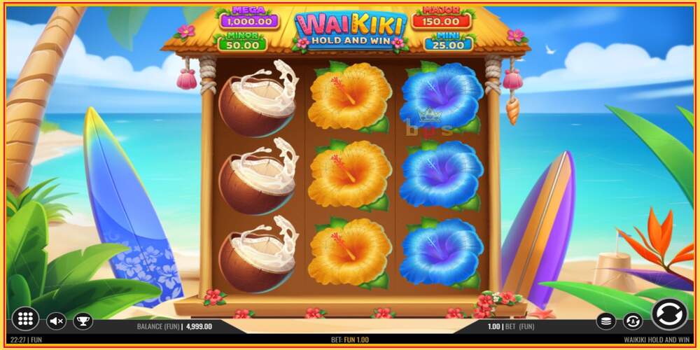 Игровой слот Waikiki Hold and Win