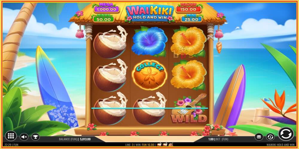 Игровой слот Waikiki Hold and Win