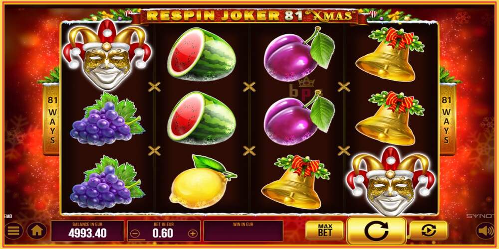 თამაშის სლოტი Respin Joker 81 Xmas