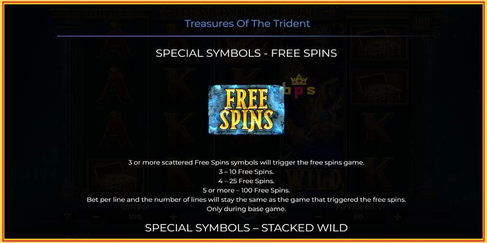 Игровой слот Treasures of the Trident