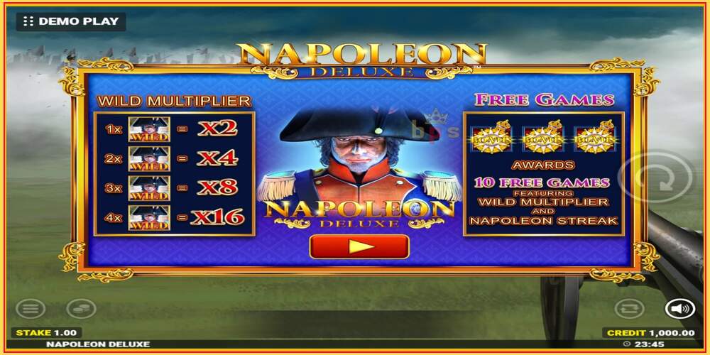 Игровой слот Napoleon Deluxe