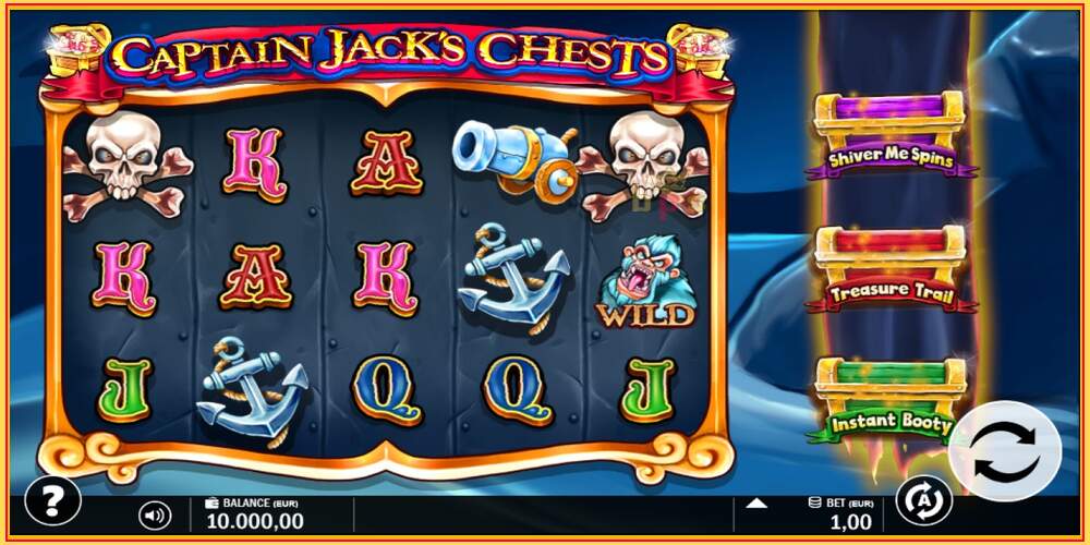 Spelslot Captain Jacks Chests