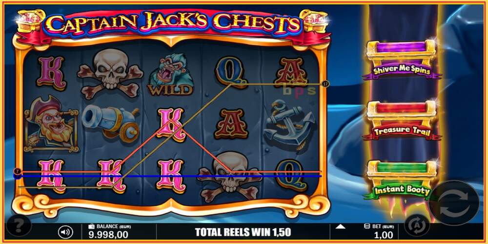 Spelslot Captain Jacks Chests