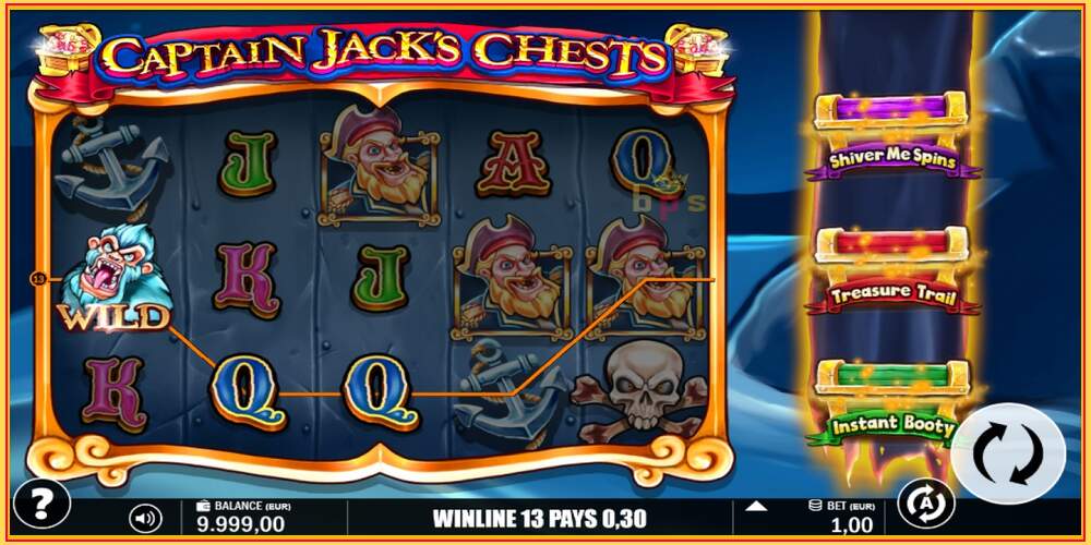 Spelslot Captain Jacks Chests