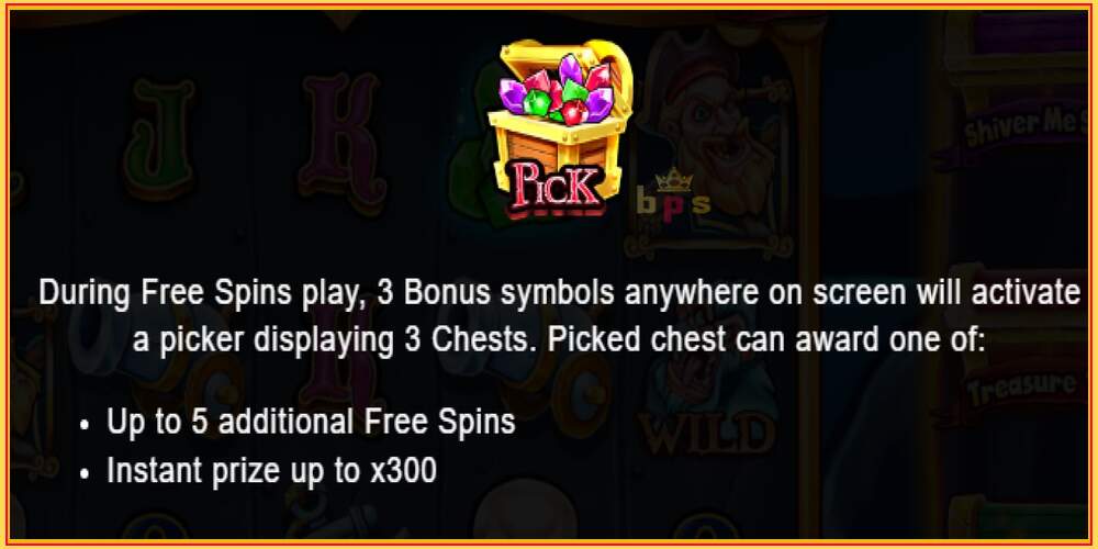 Spelslot Captain Jacks Chests