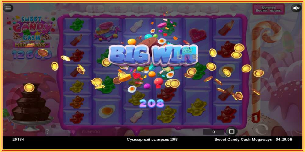 Oyun yuvası Sweet Candy Cash Megaway