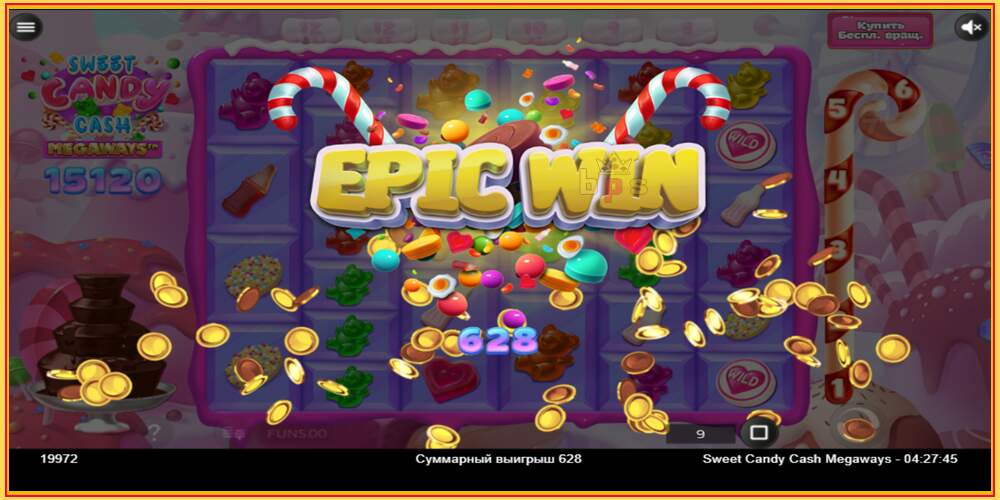 Игровой слот Sweet Candy Cash Megaway